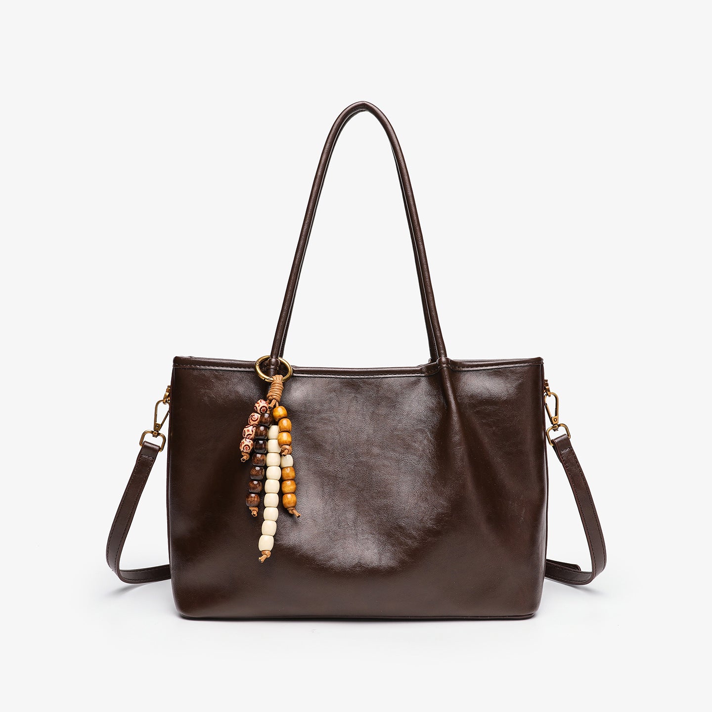 Solid-color Niche Underarm Pleated Fashion Tote Bag
