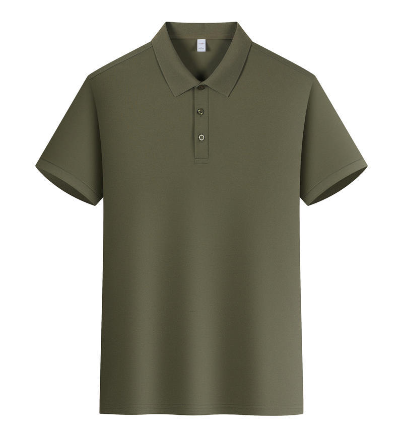 Short-sleeve Ice-feel Workwear With A Lapel Collar
