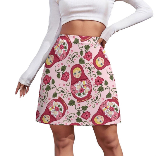 Stylish A-line Printed Skirt For Women