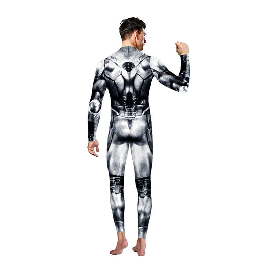 Digital Print Jumpsuit Men's Sports Jumpsuit
