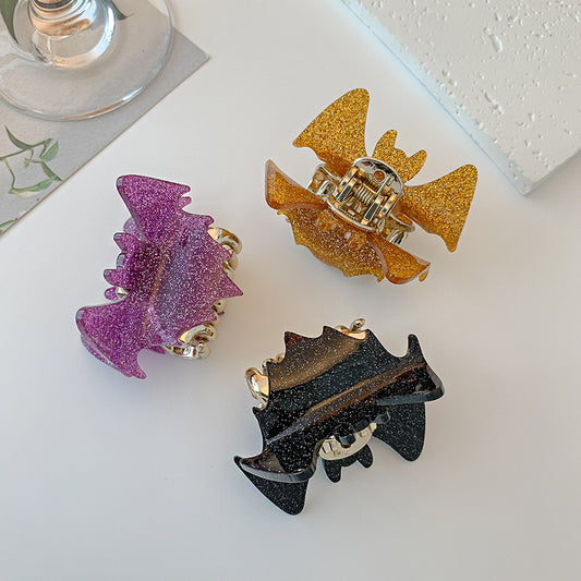 Bat Alloy Style Grip Hair Tie Back Head Updo
