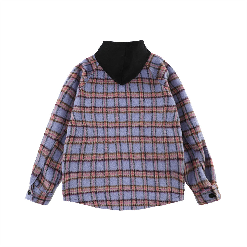 Colorblock Hood Jacket Coat For Men