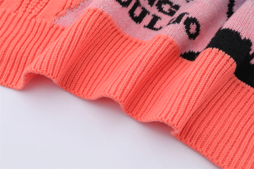 Knitted Loose Casual Cotton Knitwear Men