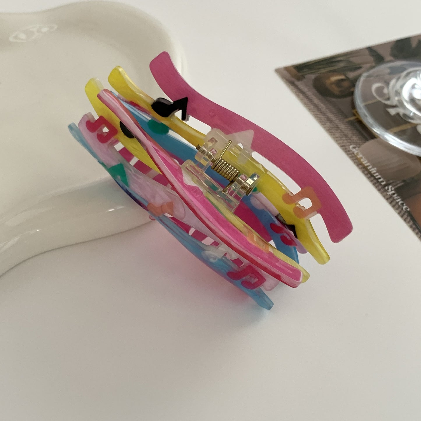 Candy Color Wave Mixed Color Notes Grip