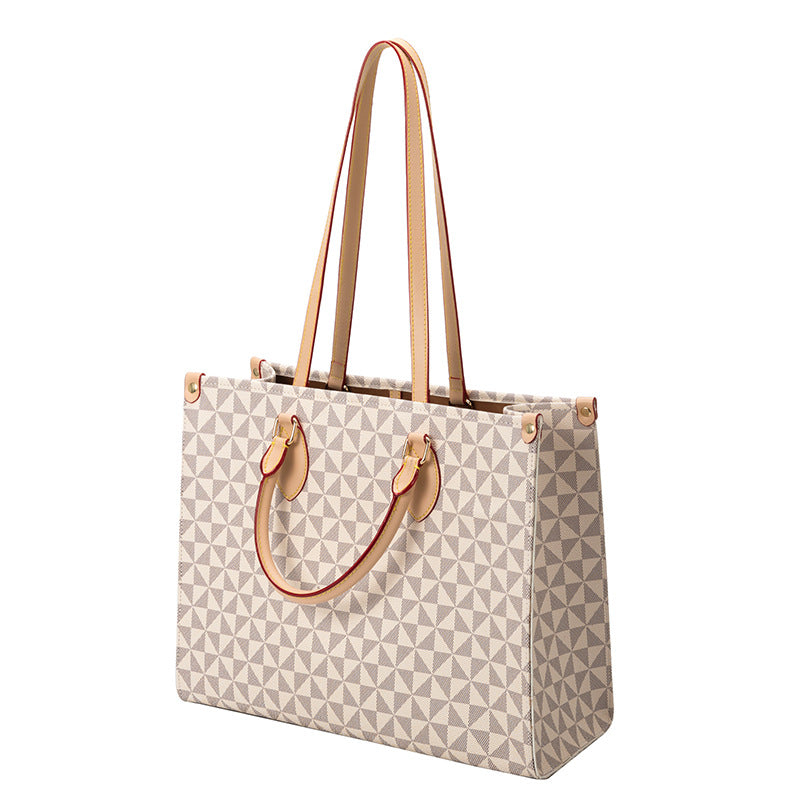 Ny Fashion Pendler Dame Tote Taske Stor Kapacitet Enkelt Skuldertaske