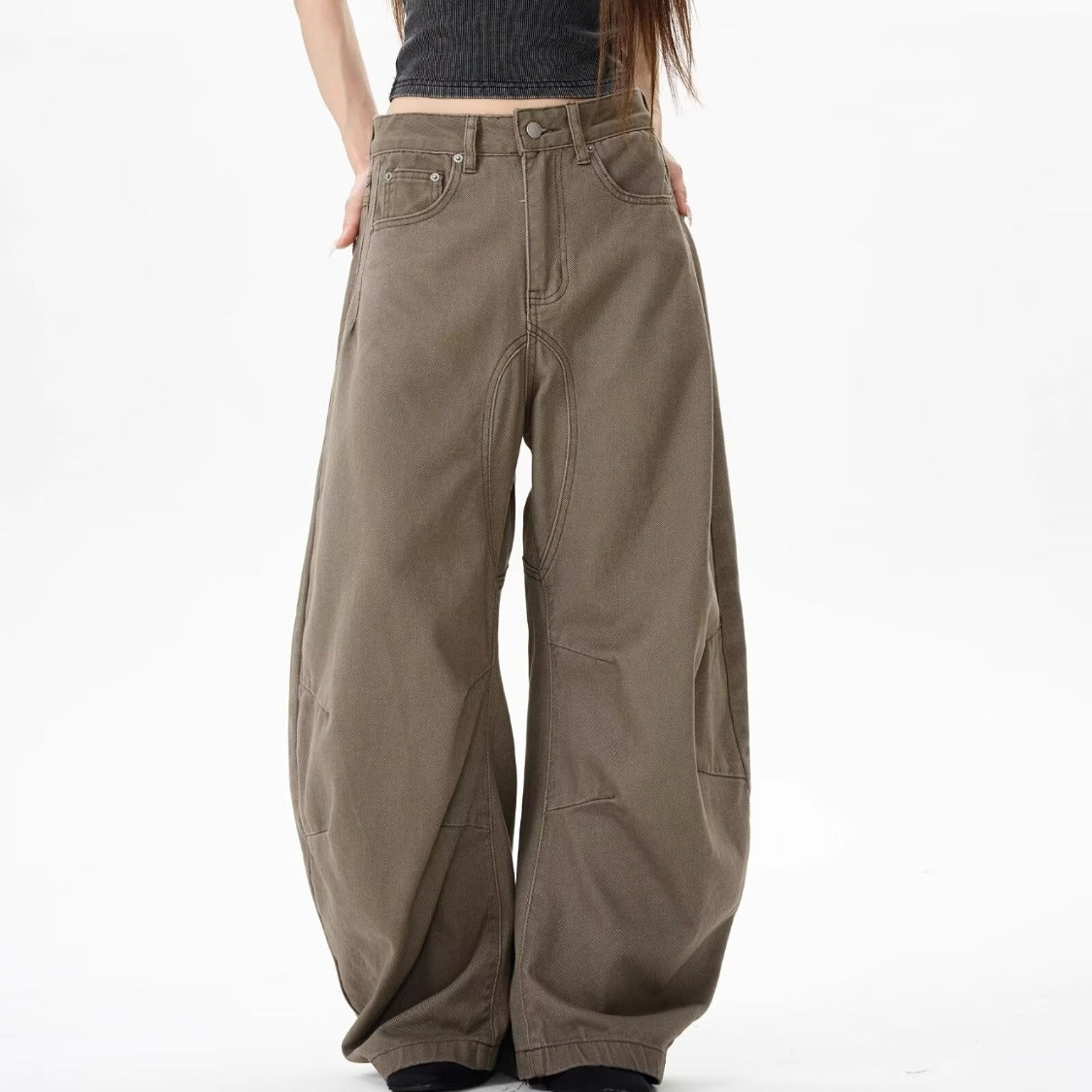 American-style Vintage-fit Bootcut Jeans