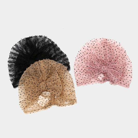 Mesh Breathable Cover Gray Hair Toque Spring And Summer Updo Sleeve Cap