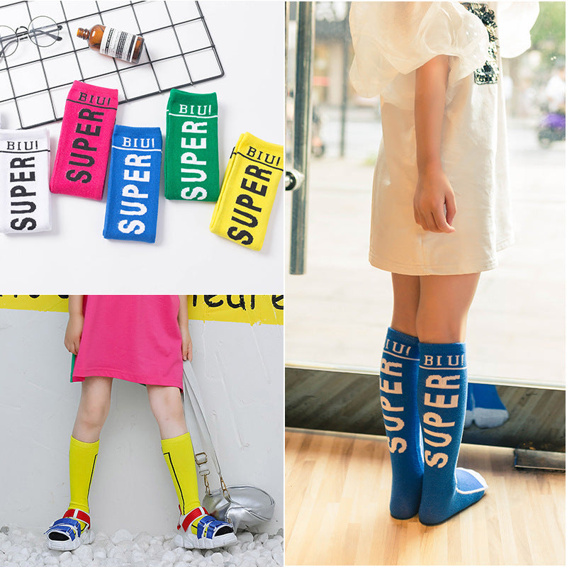 Tide Socks Children's Stockings Combed Cotton