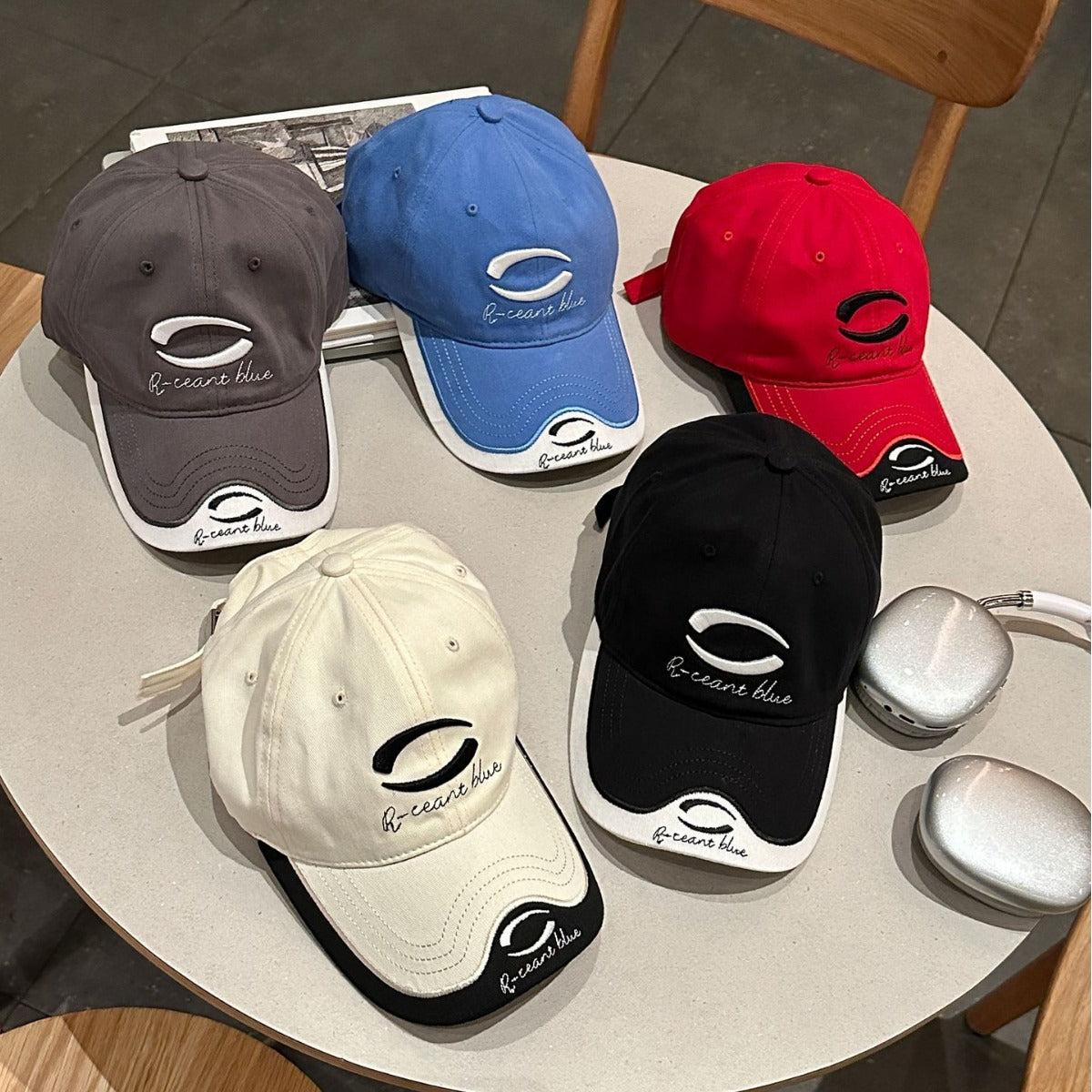 Patchwork Color Big Head Circumference Baseball Cap Outdoor Embroidered Sun Protection Sun Hat