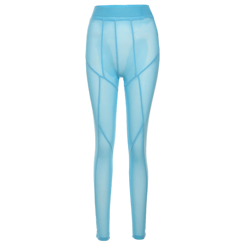 See-through Mesh Breathable High Waist Buttocks
