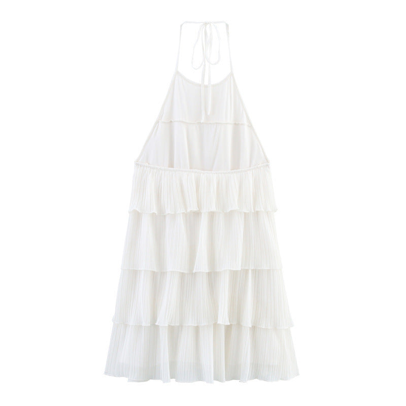 Hot Girl Laminated Decoration Dress
