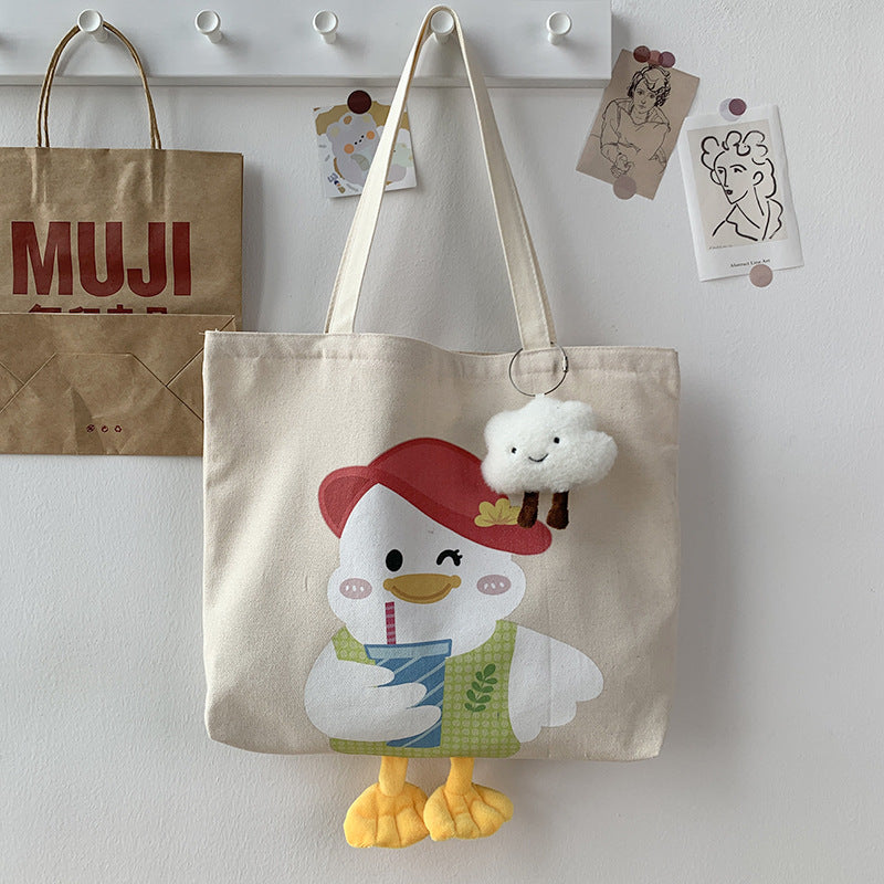 Han Feng Ins Cute Handbag Large Capacity