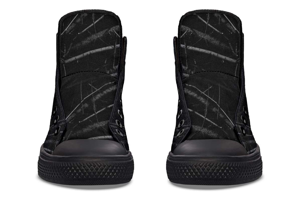Printed Couple High-top Canvas Shoes