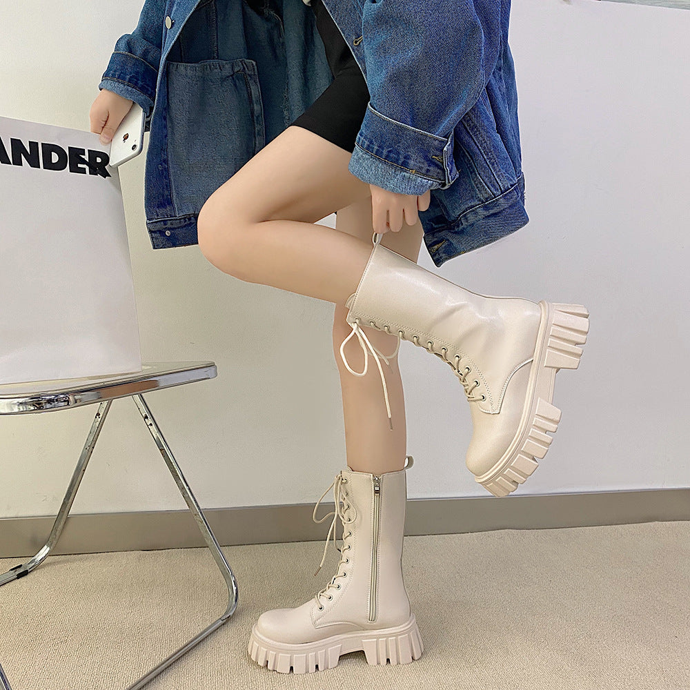 Retro British Style Fashion Niche Design Martin Boots