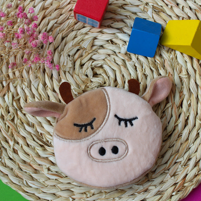 Cartoon Coin Wallet Creative Children Portable Circle