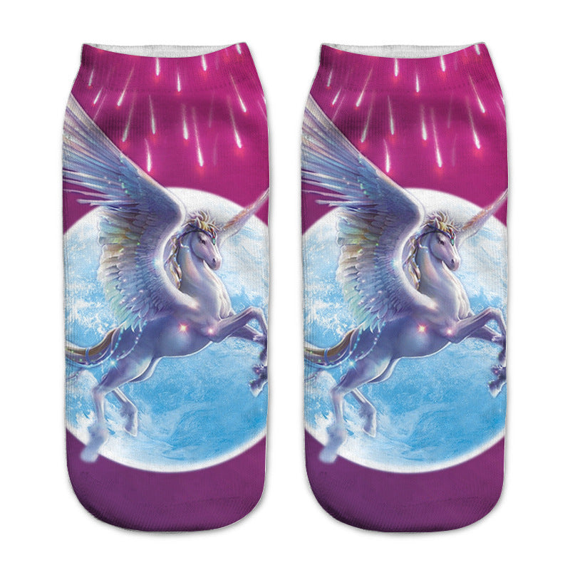 Digital Printing Women's Socks 3d