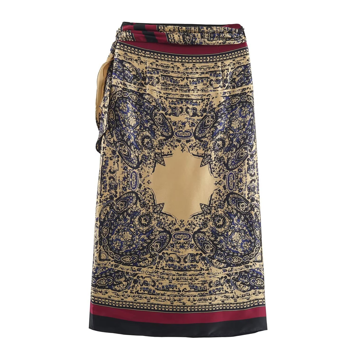 New Fallwinter Stylish Versatile Printed Wrap Skirt