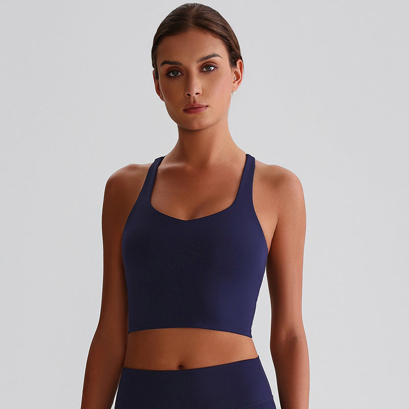 Cross Back Wear Running Yoga Bra