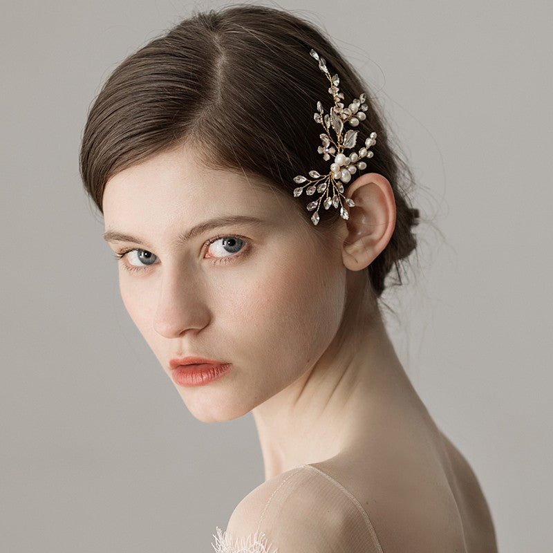 Shiny Horse Eye Diamond Wedding Dress Headwear