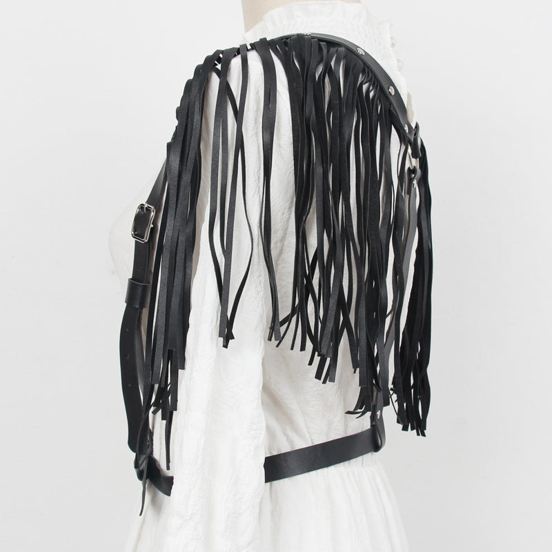 Punk Tassel Strap Belt Women