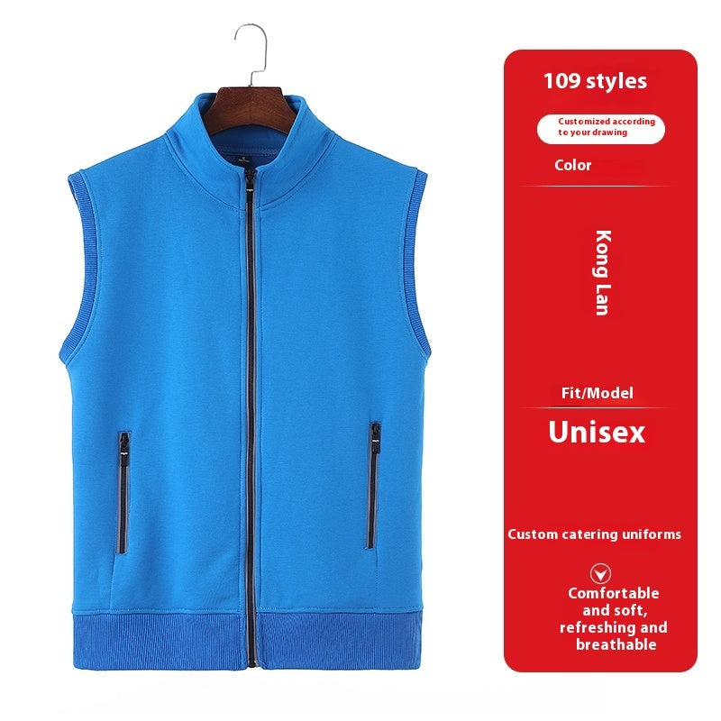 Vest Overalls Printing Net Coffee Catering Supermarket Volunteers