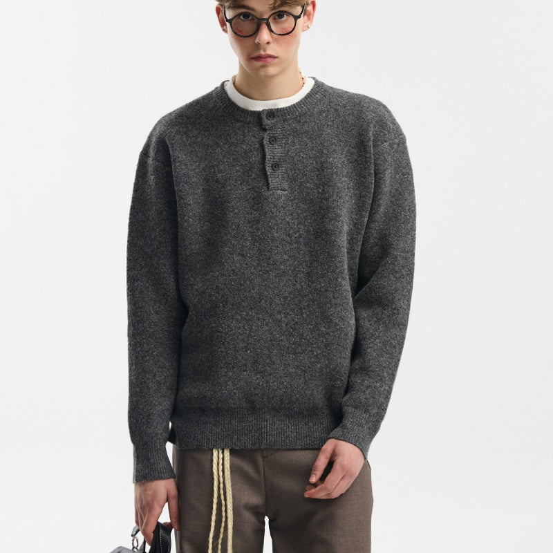 Men's Pullover Sweater Autumn And Winter American Lazy Style