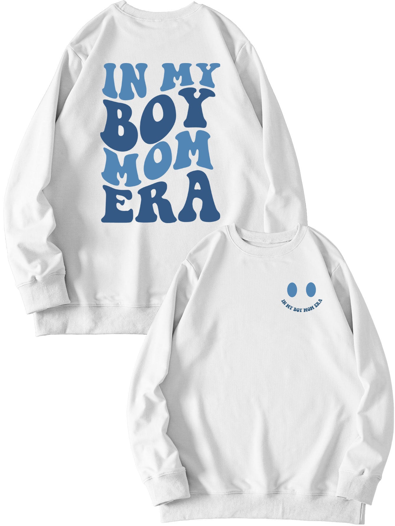 Double-sided Printed Pullover Sweatshirt Long-sleeved Shirt