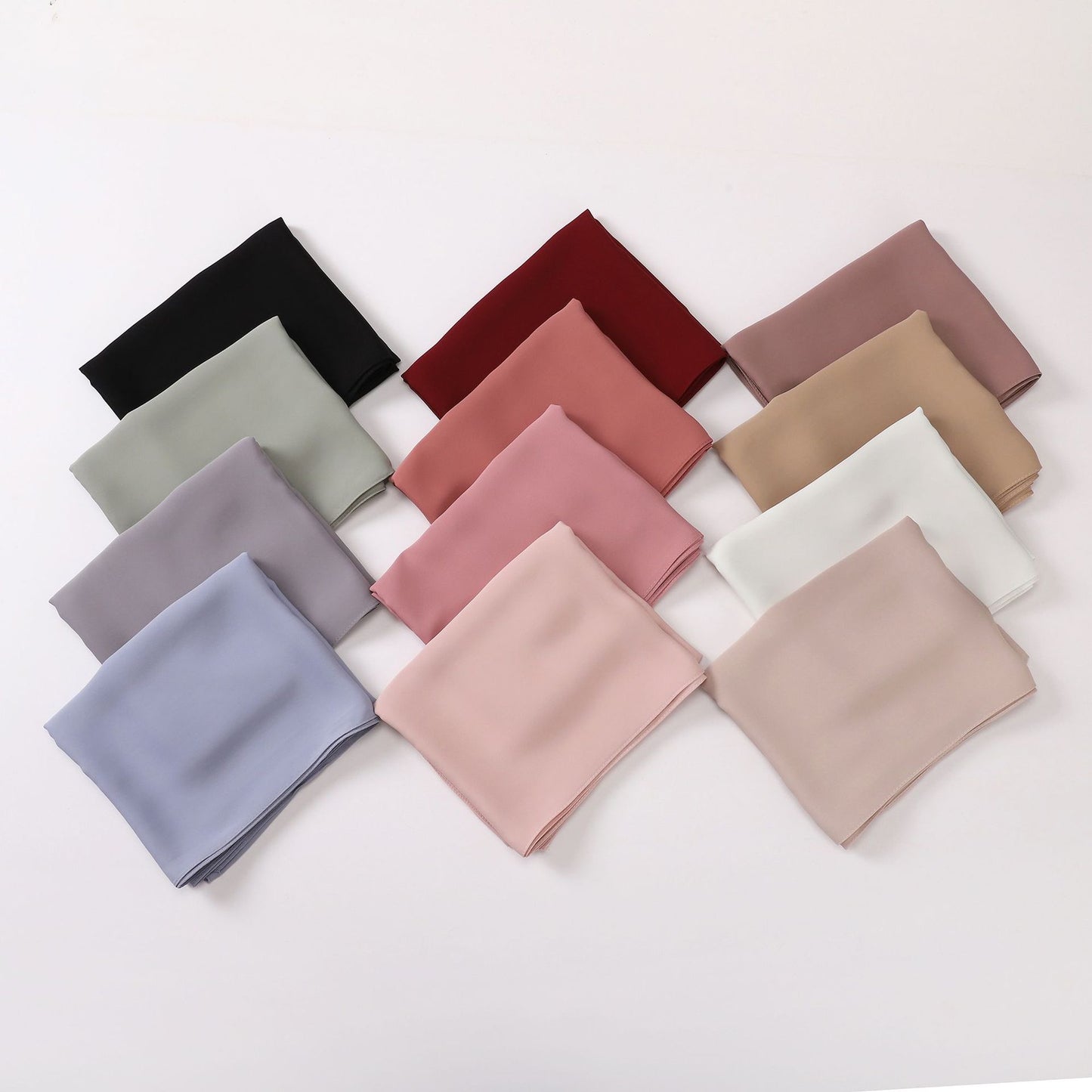 Solid Color Scarf Malay Indonesian Middle East Headscarf