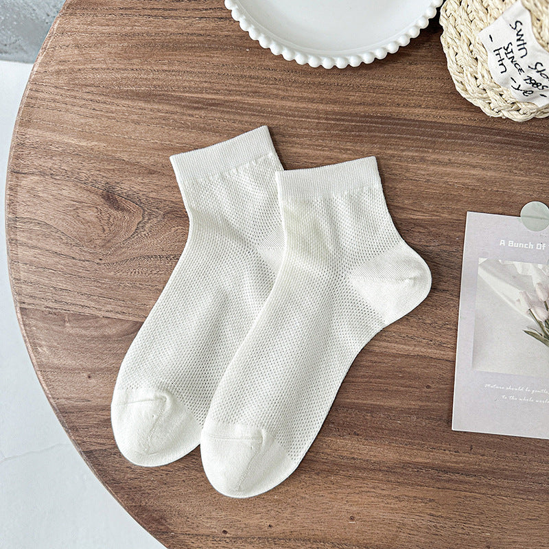 Thin Mesh Breathable Pilling-resistant Socks