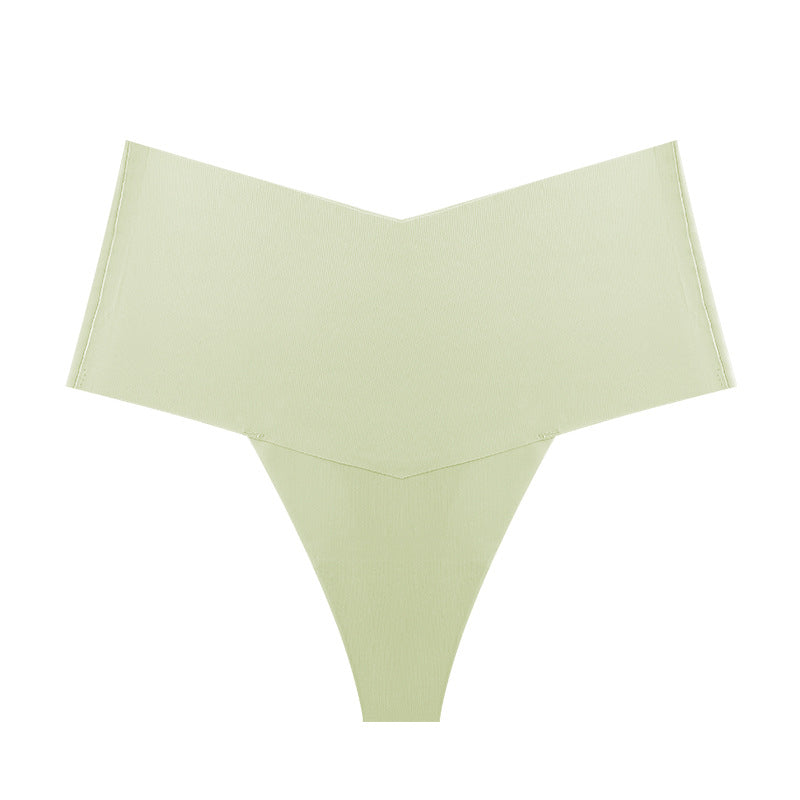 Women's Seamless Ice Silk Cotton Crotch Underwear