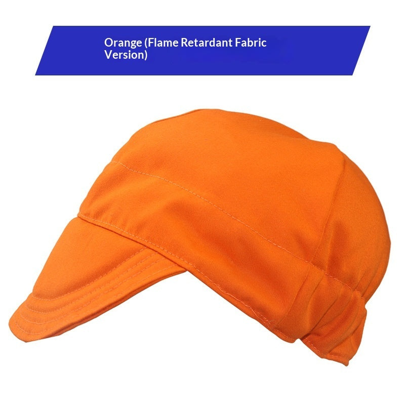 Various Styles Of Welding Helmets Made From Fire-resistant And Flame-retardant Fabric Protective Headgear For Welders