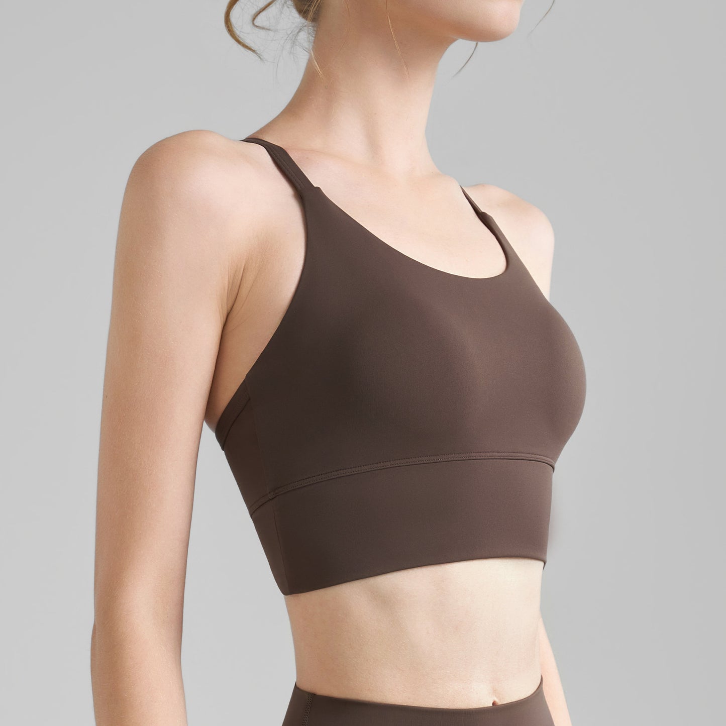 Drip Back Beauty Sports Fixed Cup Anti-shock Thin Strap Yoga Top