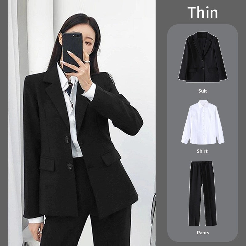 Black Suit Professional Attire Formal Business Wear Work Uniform