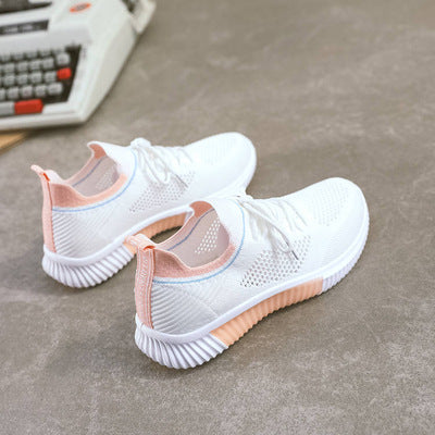 Fashionable Ladies Soft Sole Thin Breathable Sneakers