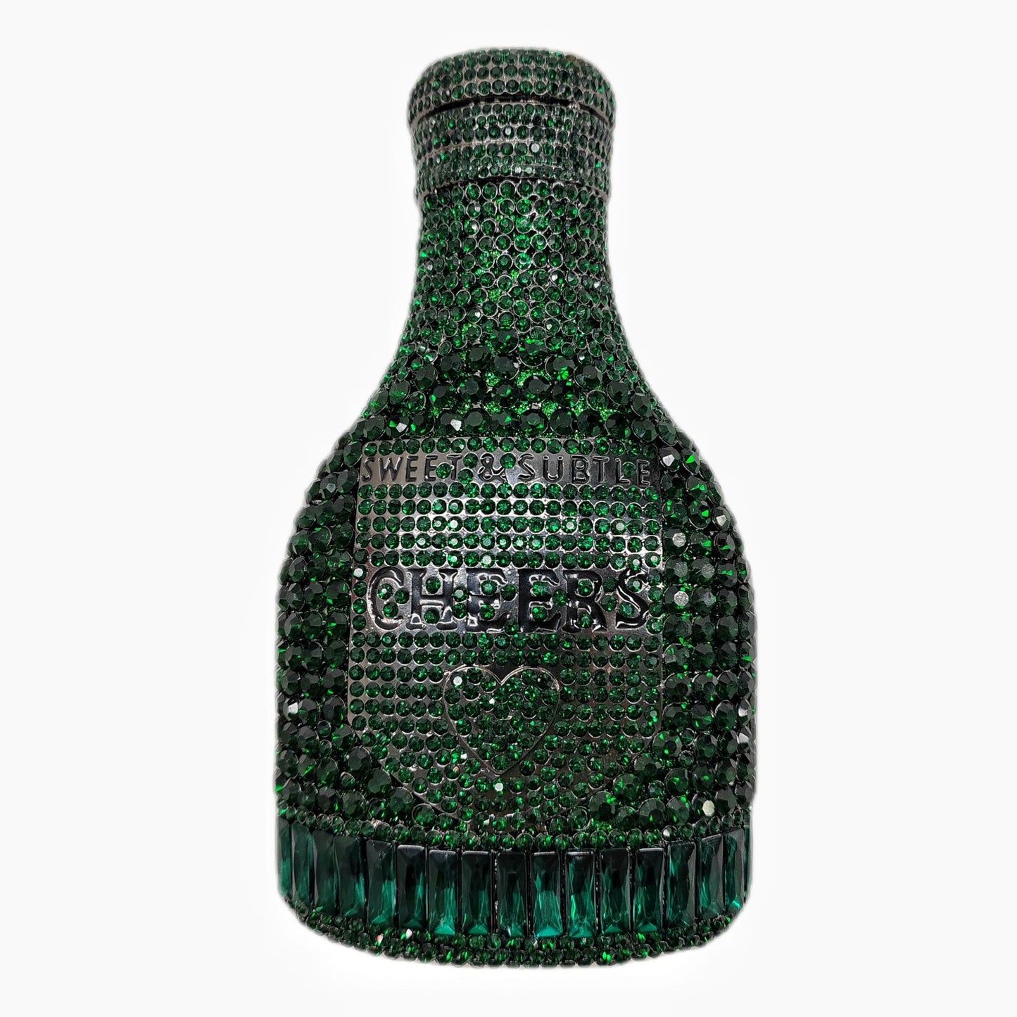 Champagneflaske Rhinsten Aftenclutch Dame Taske