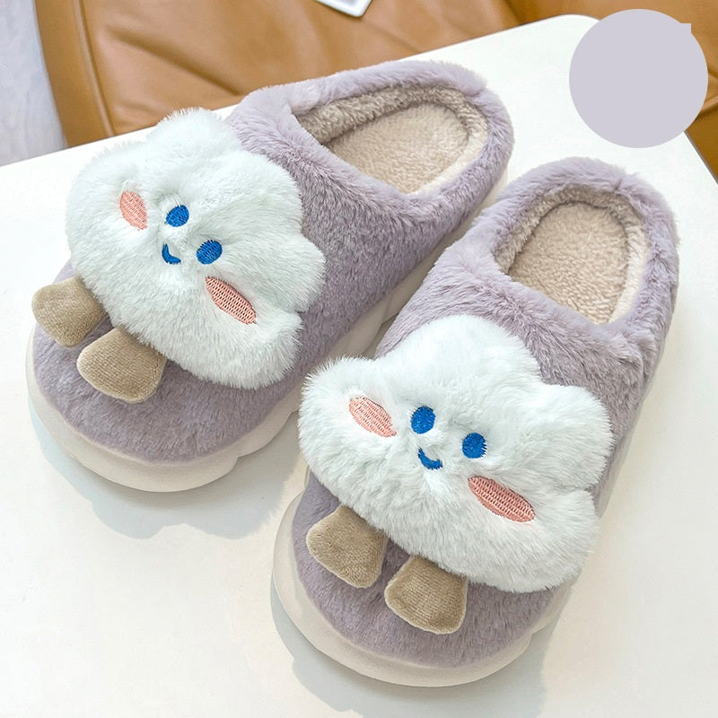 Cute Indoor Home Non-slip Thick Bottom Plush Cotton Mop