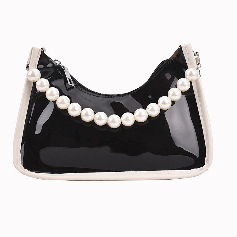 Trendy Transparent Jelly Bag Women's Handbag Chain