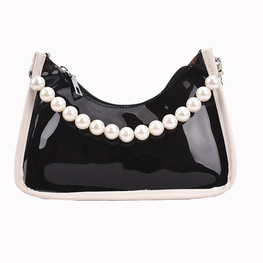 Trendy Transparent Jelly Bag Women's Handbag Chain