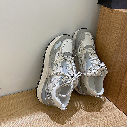 Match Thick Sole Waffle Sneakers