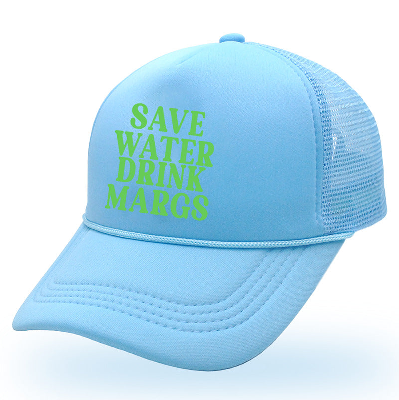 Save Water Ink Margs Printed Baseball Cap