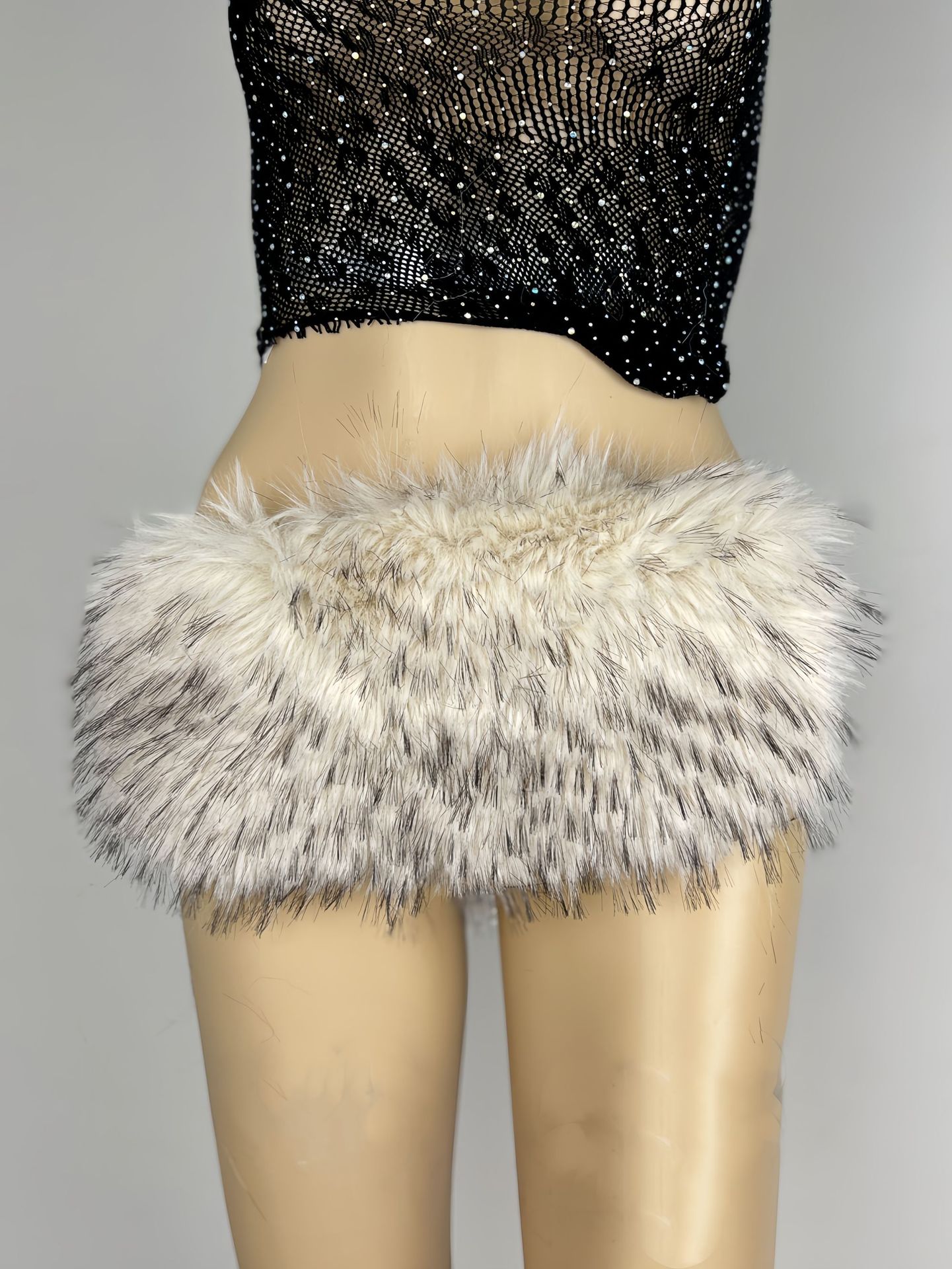 Fur Belt Retro Easy Matching Plush Waist Chain Waist Seal Waist Decorations