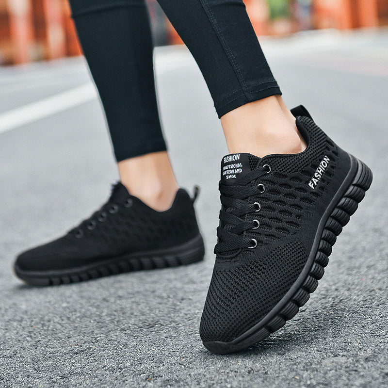 Hollow Comfort Cloth Shoes Soft Bottom Walking Shoes
