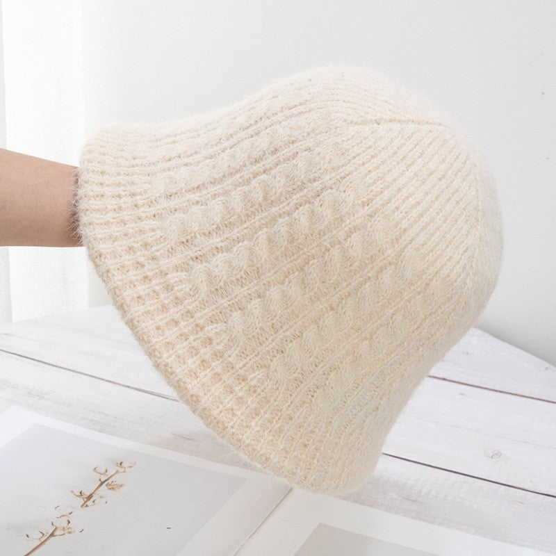 Women's Fried Dough Twists Knitting Casual Warm Hat