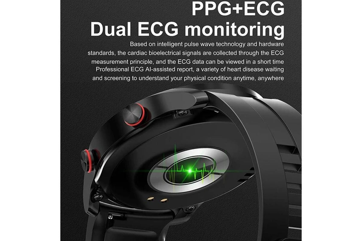 2024 New Bluetooth Call Smart Watch Men Heart Rate Monitor Sport Fitness Tracker Bluetooth Music Smartwatch for Mens Android IOS - Black Steel Belt