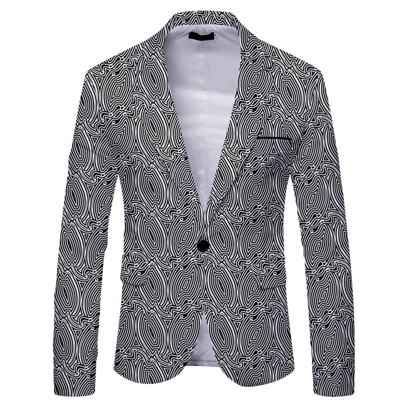 Herre Casual Slim-fit Habitjakke