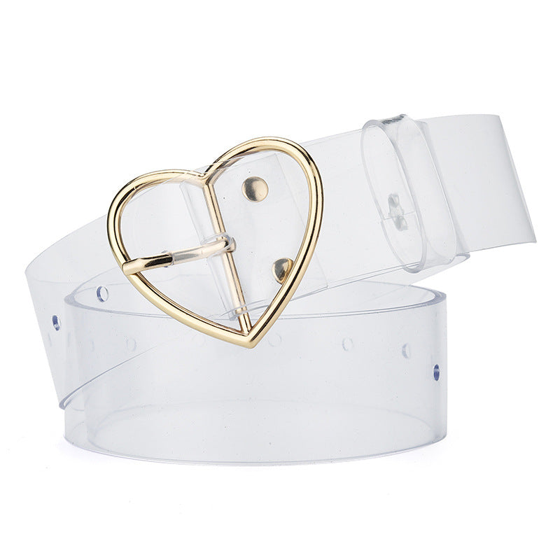 Women's Fashion Simple And Easy To Match Casual Love Belt