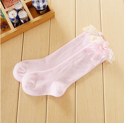 Winter Korean Lace Bow Princess Socks
