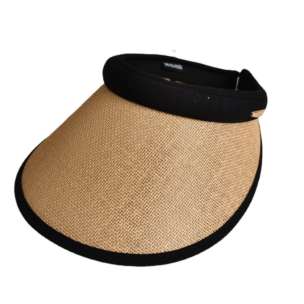 Women's Japanese Linen Composite Sunshade Empty Top Hat
