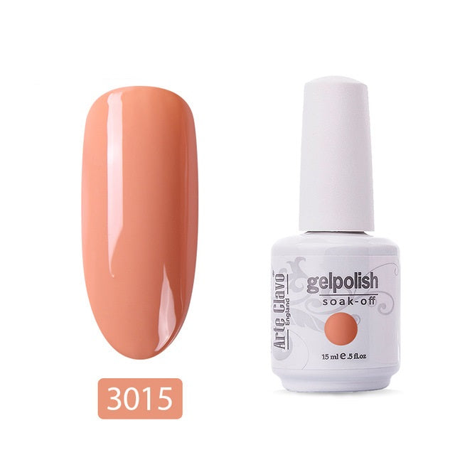 15ML Nail Gel Summer Series Colorful Soak Off UV