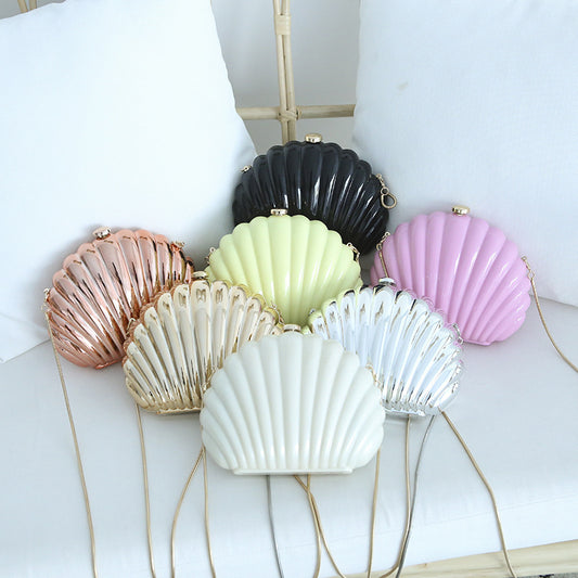 Dinner Candy-colored Shell Hand-held Party Hard Box Bag